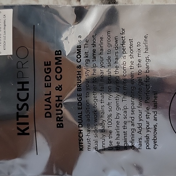 KITSCH Pro Dual Edge Brush & Comb (2 pack) - Picture 5 of 7